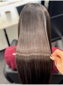 ロングヘアー　縮毛矯正　髪質改善 赤坂見附