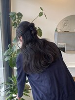 エンリッチヘア(enrich hair)&nbsp;波ウェーブ/カチモリハーフアップ