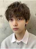 シャドウパーマメンズマッシュパーマニュアンスパーマ刈り上げ
