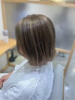 スピン ヘアー 烏丸店(Spin hair) 大人ハイライトカラー ボブスタイル