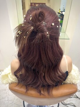 ヘア ポジション HAIR Position 大館西店 ハーフアップカチモリスタイル