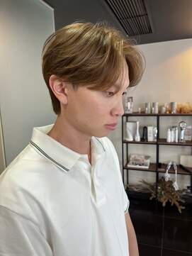 スタイル 茅ケ崎(STYLE) 【ハクラ】ハンサムショート ダブルカラー フェザーパーマ