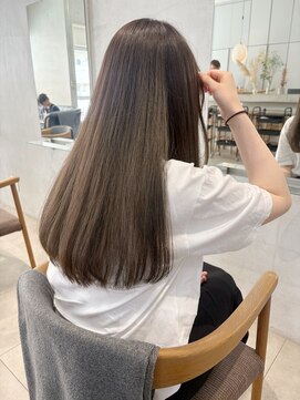 ミント(mint) オリーブグレージュ/アッシュ/マット/暗めカラー/トリートメント