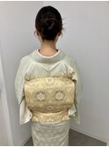 【訪問着×カチモリシニヨン】 金山/名古屋/東別院/ヘアアレンジ