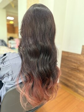 アークスヘアー 20代30代ダブルカラーブリーチ立体感グラデーション透明感