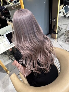 ロンドルピナス 小倉(Lond Lupinus) 黒髪カタログ/オリーブグレー/ココアベージュ/小顔に見せるヘア