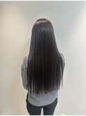 艶髪矯正(縮毛矯正/ストレート)×ダークアッシュ