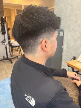 エーアイ 駒込店(Ai) ビジネス爽やかショート 男前アップスタイル/ナチュラルフェード