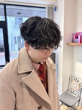 リーナ ビューティガーデン(LiNA BeautyGarden) メンズヘア/メンズパーマ/シャドウパーマ/ラウンドマッシュ