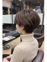 ルノン イオンモール佐久平店&nbsp;ショート×ハイライト×髪質改善トリートメント