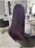 アンブレラカラーピンクベージュイメチェン前髪クールショート