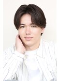 30代40代50代ビジネスマン向け清潔感マッシュセンターパート