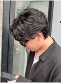 メンズフェザーパーマ