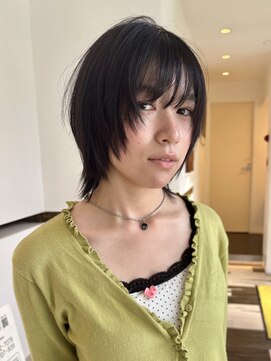 ビファインクーアヴェダ(Be fine coo AVEDA) レイヤーボブ　ウルフレイヤー　ジェンダーレスアンニュイ/