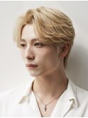 シースルーマッシュフェザーパーマラウンドマッシュ韓国マッシュ