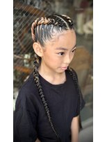 バイブアンドアネックス(VIBE & ANNEX)&nbsp;【マチャコ】2Braids 2コーンロウ