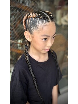 バイブアンドアネックス(VIBE & ANNEX) 【マチャコ】2Braids 2コーンロウ
