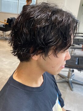 エリマ 横浜西口(elima) 刈り上げなしメンズカット大人サーフカール