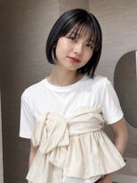 ソレイユトウキョウシブヤ(SOLEIL TOKYO shibuya)&nbsp;ボブフェイスフレーミングブリーチハイトーンホワイトアッシュ