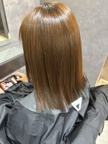 ネームレス 心斎橋(nameless)&nbsp;髪質改善カラーの艶ミディアム｜心斎橋
