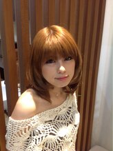 ヘアー エアル(HAIR Eap) インレイヤーミディアム内巻きボブ