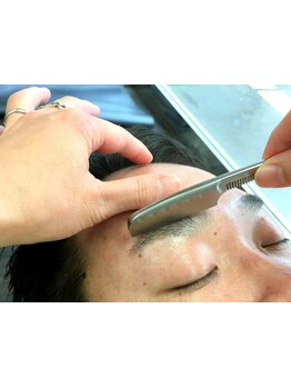 【西28丁目】Sai1番人気!4STEPの贅沢ヘッドスパ２０分☆新規限定【カット+シェービング+ミントスパ￥5500】