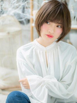 カバーヘア 上尾西口店(COVER HAIR) *mod's上尾*シンプルかわいい☆小顔前下がりボブa