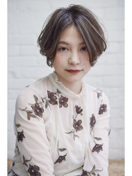 ラレイ(Lalei) 【Lalei】ハイライト×前髪長めショート　表参道　辻幸奈