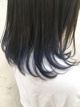 シャンティ 札幌駅前店(Shanti) 〓裾カラー ダスティブルー〓