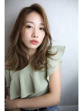 クロレ(CLORE) かくあげバング大人可愛いゆる巻きミディ