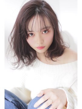 アオ(a-o) 20代30代40代◎小顔 無造作カール くびれセミディ♪横浜桜木町