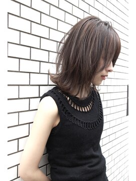 ノーマン(NORMAN) 【NORMAN/学芸大学】白髪ぼかしハイライト/アッシュブラウン