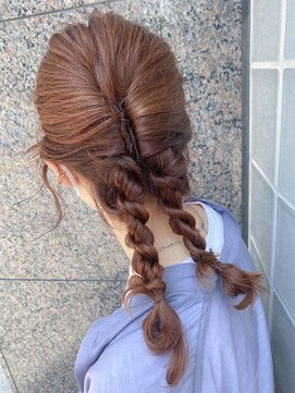 シャンドゥール 栄店(CHANDEUR) ツイスト編みおろし個性派アレンジガーリーカジュアル