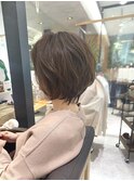 ひし形ショートボブ