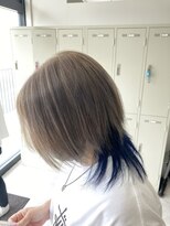 シャルムヘアー 松江店(charme hair) ウルフ×ブルー