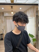 ナンバー アンフィール 渋谷(N° anfeel)&nbsp;【HIKARU】@hikaru_cut メンズスパイラルパーマ/渋谷駅徒歩5分