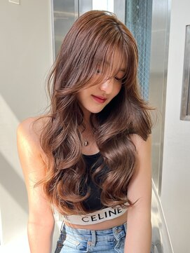 ベレーザ 渋谷(BELEZA) 1470透明感黒髪シアーグレージュ外国人風カラーシースルーバング