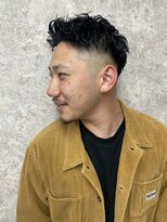 ティーズ バーバー T's BARBER フェードピンパーマショート