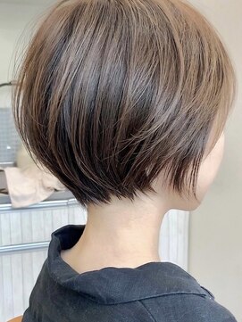 アイドットプラス 表参道(i.+omotesando) 前髪あり小顔つや髪顔まわり簡単スタイリングショートボブヘア