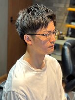 レオザバーバー(LEO the Barber) ビジネス　メンズショート　好印象　ツーブロック　黒髪　爽やか