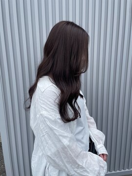 ナンバー(number+) 20代30代艶髪アッシュブラウンロングヘア