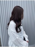 20代30代艶髪アッシュブラウンロングヘア