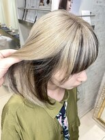 マティス 表参道(matiz)&nbsp;インナーカラーハイトーンカラーデザインカラーレイヤーカット