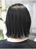 大人切りっぱなしボブ