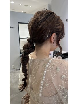 マッシュ 天王寺あべの(MASHU) 編みおろしアレンジ