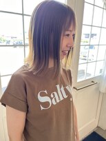 カノエ 宇部厚南店(canoe)&nbsp;艶髪/髪質改善縮毛矯正/寒色系/ボブ