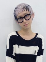 ベレーザシェルト(Beleza scelto)&nbsp;11066ホワイトブロンド黒髪ハイライトメッシュフェザーショート