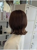 外ハネ×中性デジタルパーマ
