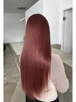 ノートエートル 西金沢(Nought etre)&nbsp;チェリーピンク10代20代ロングブリーチカラー