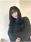 冬の透明感カラー
